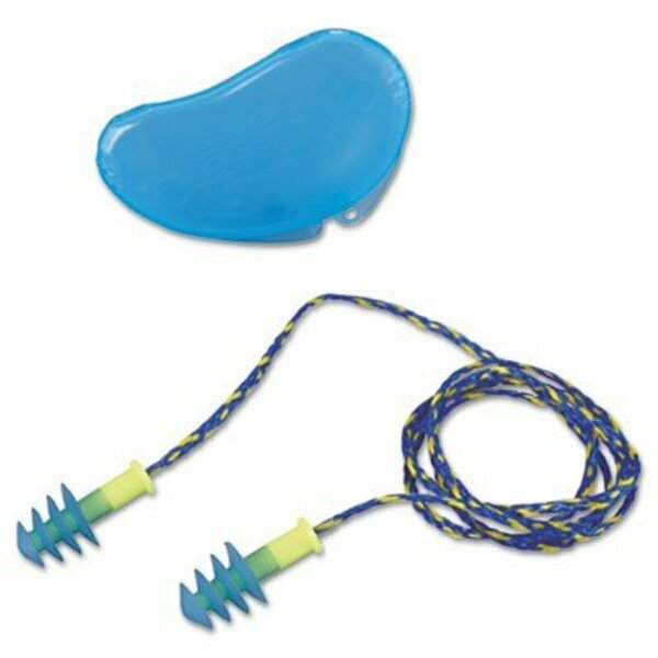 Honeywell Environmental HowardLeig, Fus30 Hp Fusion Multiple-Use Earplugs, Reg, 27nrr, Corded, Be/we, 100 Pairs FUS30HP